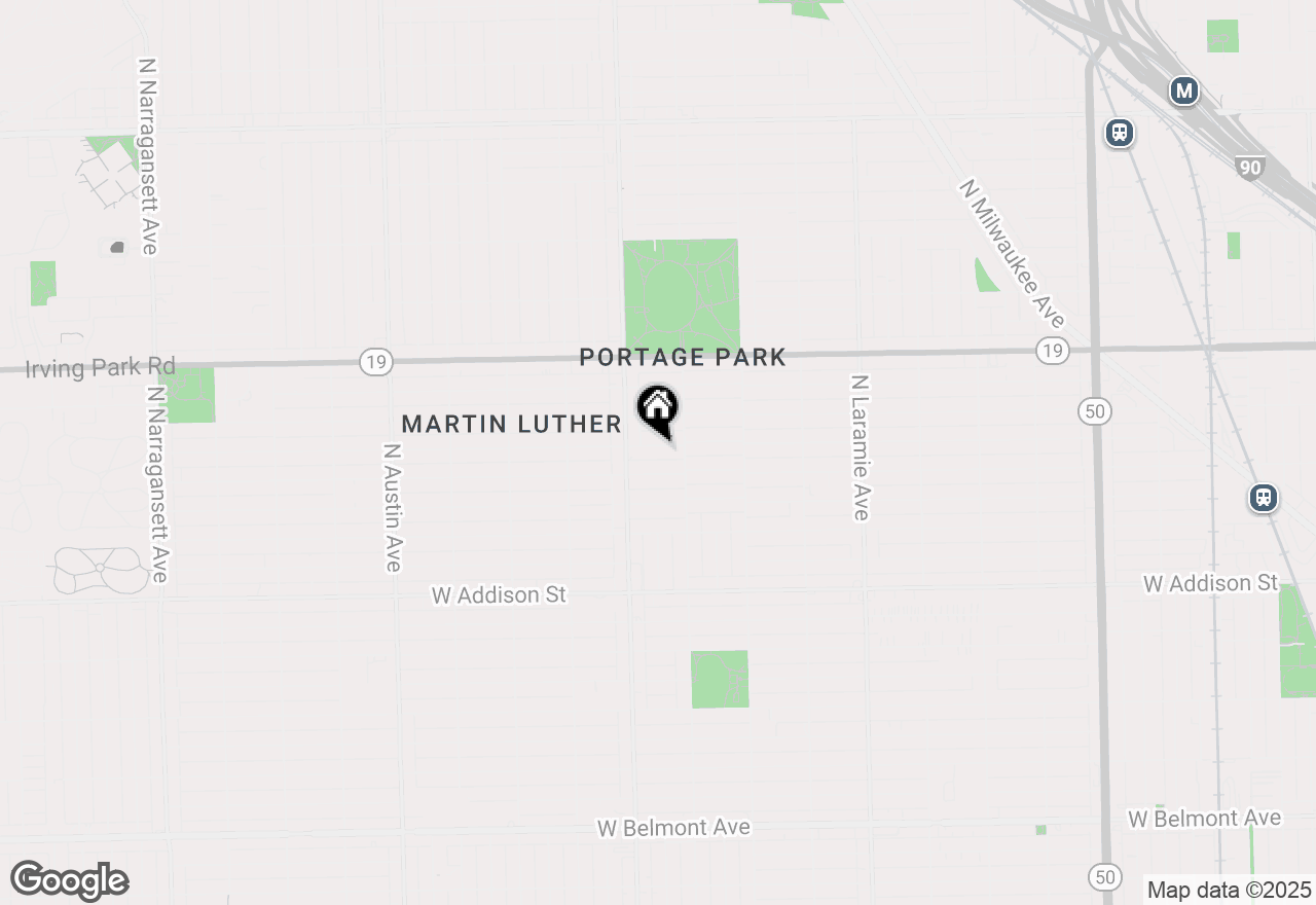 Map of 5525 W Berenice Avenue, Chicago, IL 60641