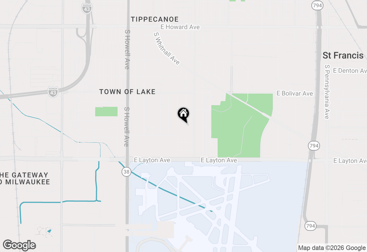 Map of 4481 S Taylor Ave, Milwaukee, WI 53207