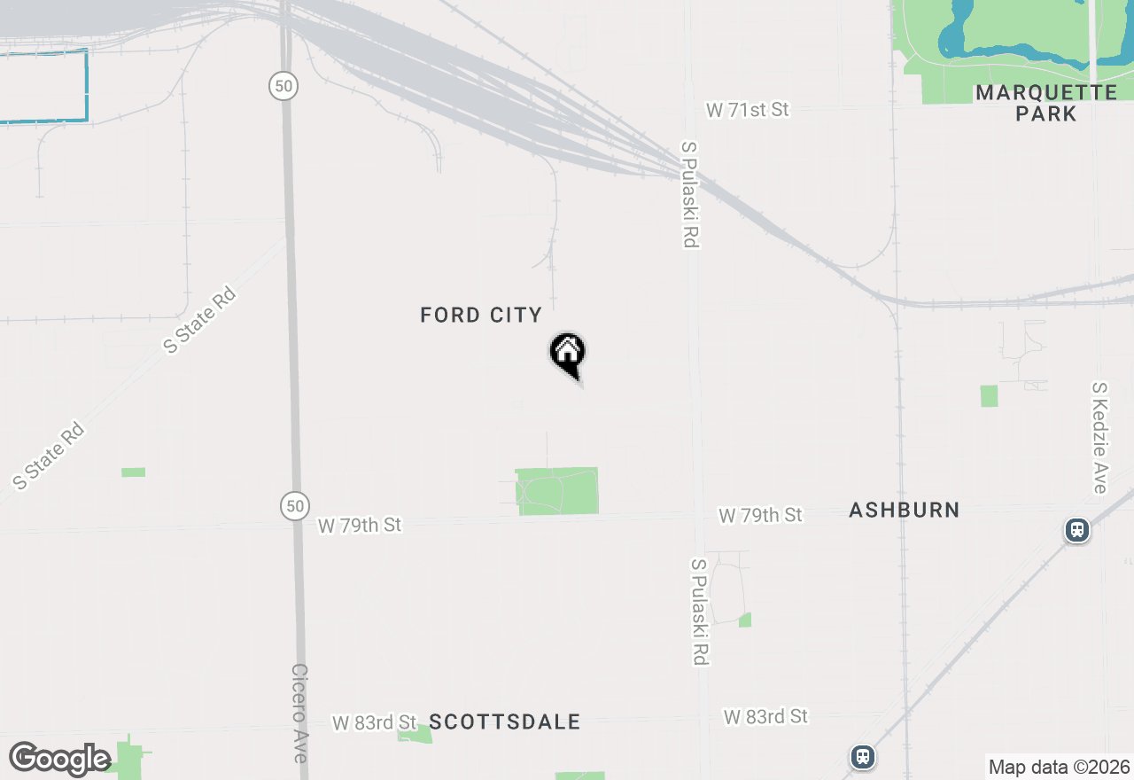 Map of 4217 W 76th Street #303, Chicago, IL 60652