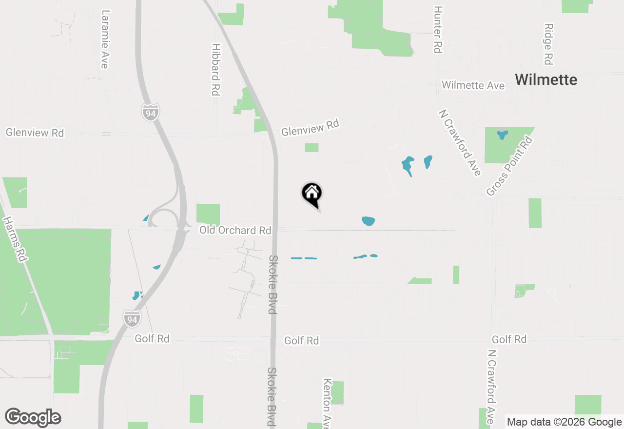 Map of (Address confidential), Skokie, Illinois 60076