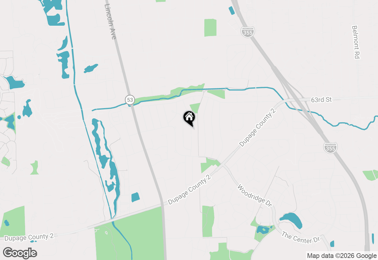 Map of 6500 Winston Drive, Woodridge, IL 60517