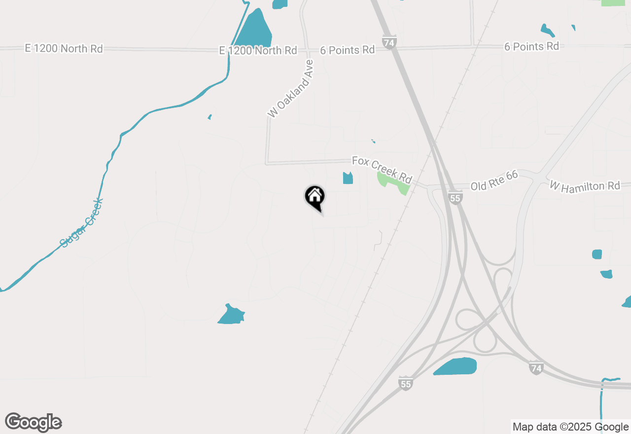 Map of 30 Lone Oak Court, Bloomington, IL 61705