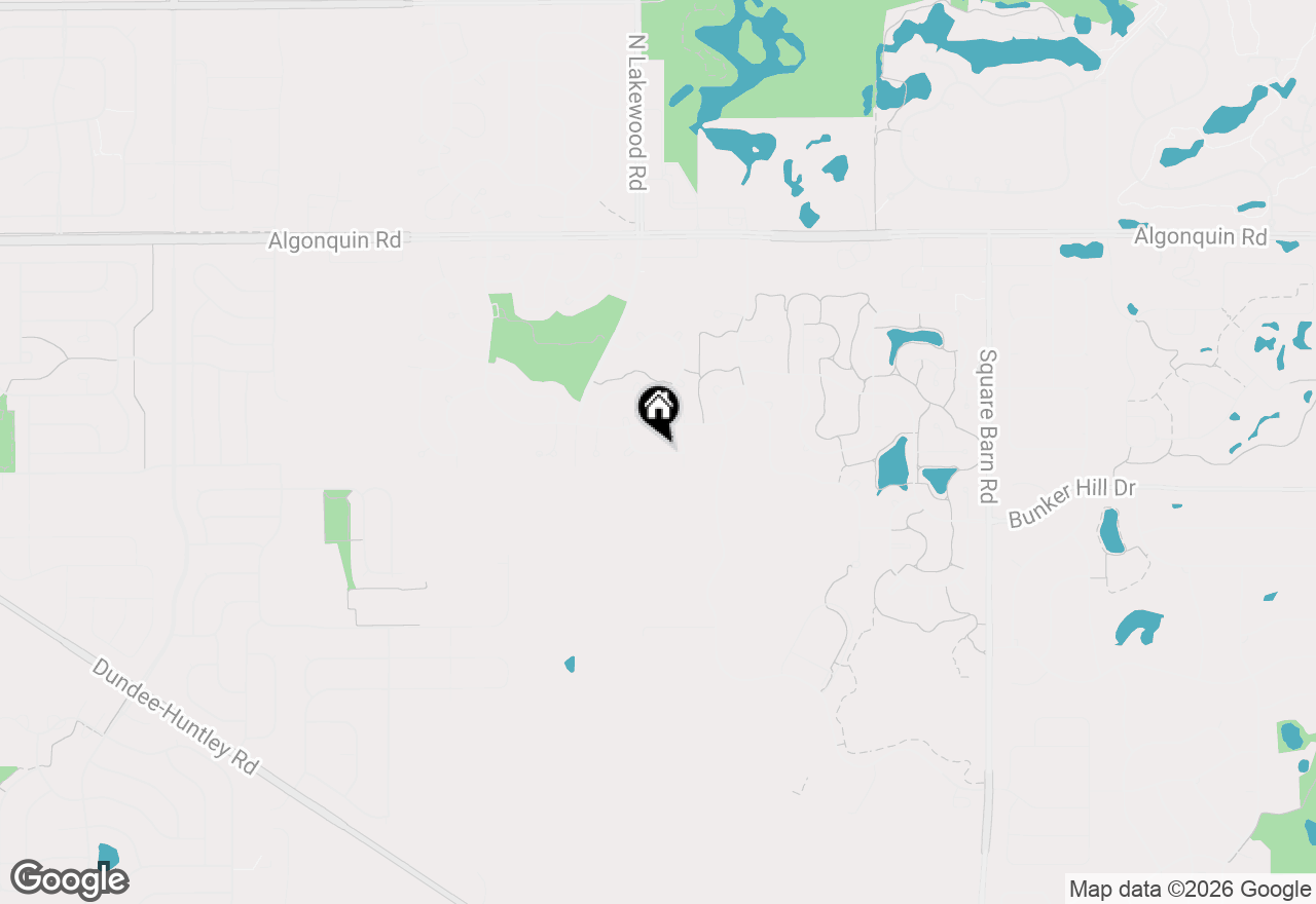 Map of 5313 Briarfield Lane, Lake In The Hills, IL 60156
