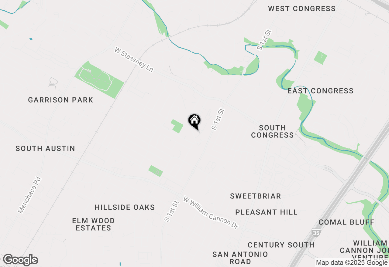 Map of 810 Sahara Ave, Austin, TX 78745