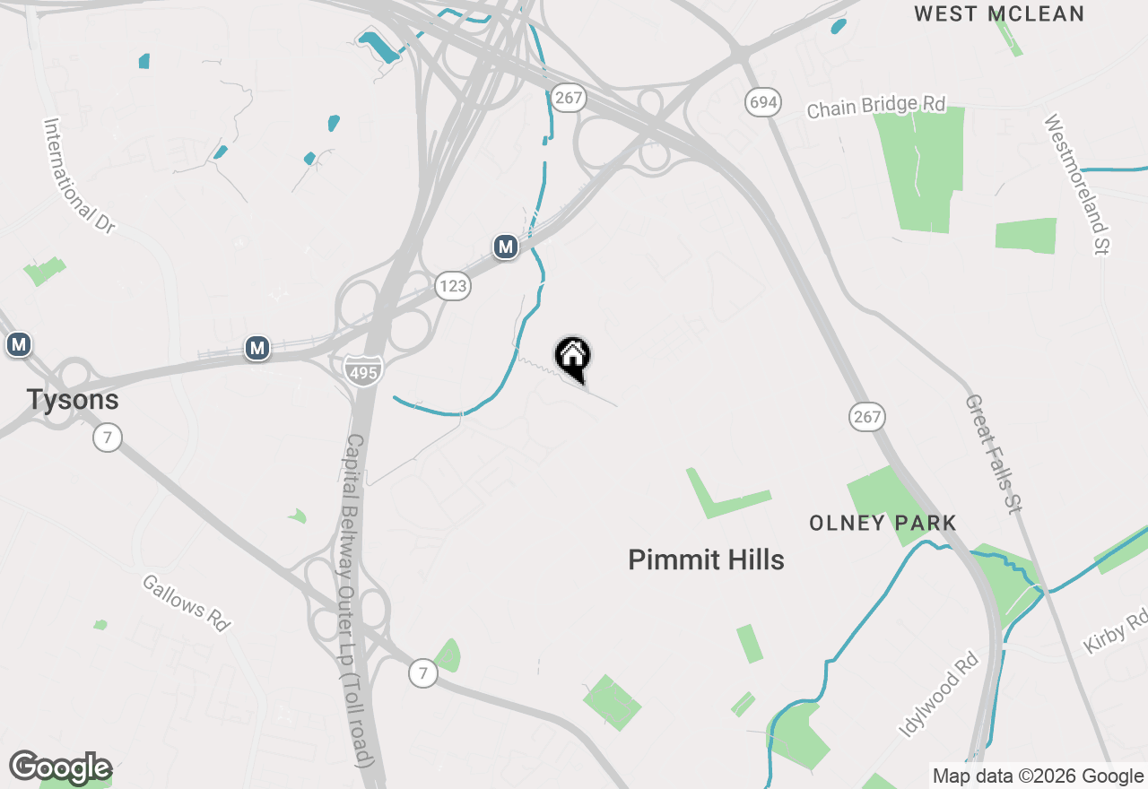 Map of 7640 Tremayne Place #110, Mclean, VA 22102