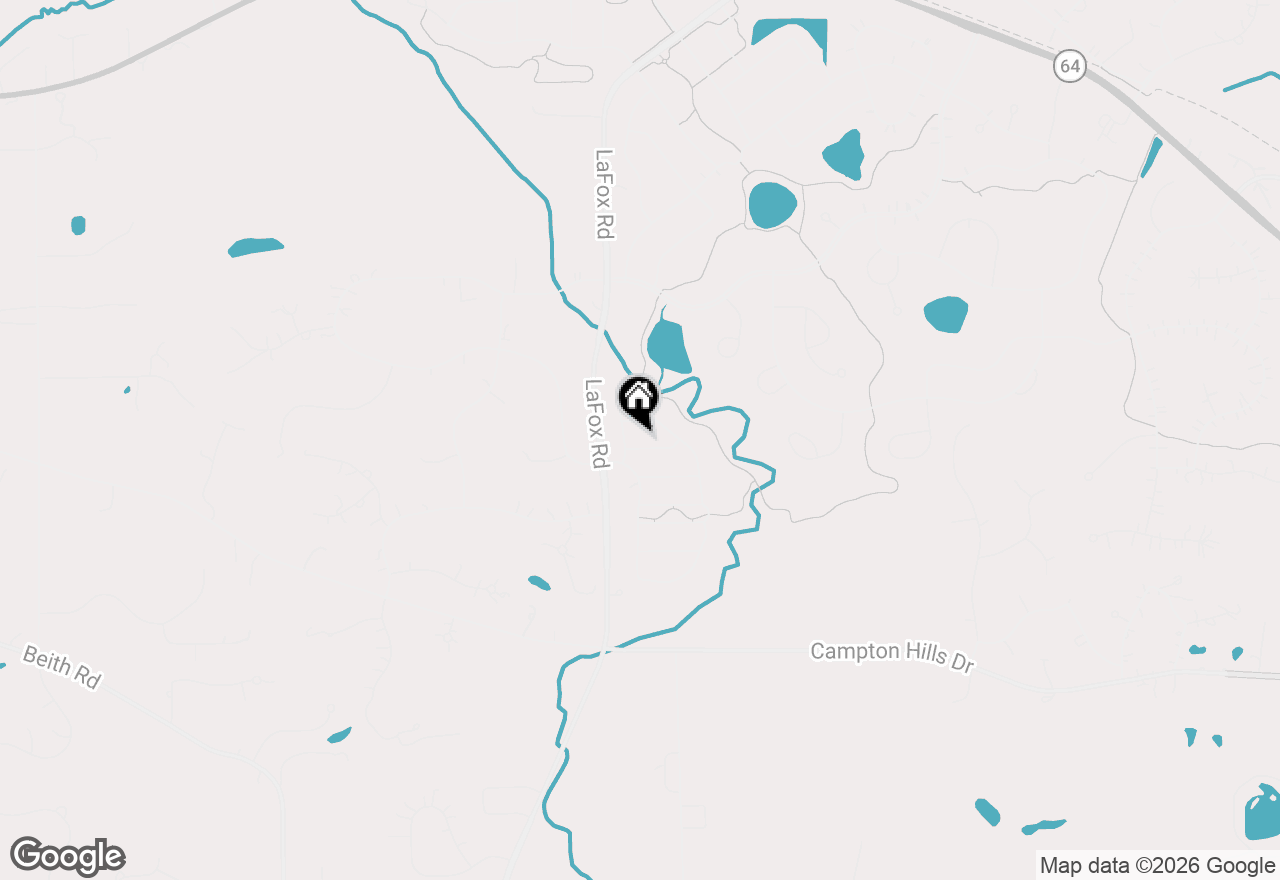 Map of 40W434 Taylor Caldwell Street, St. Charles, IL 60175