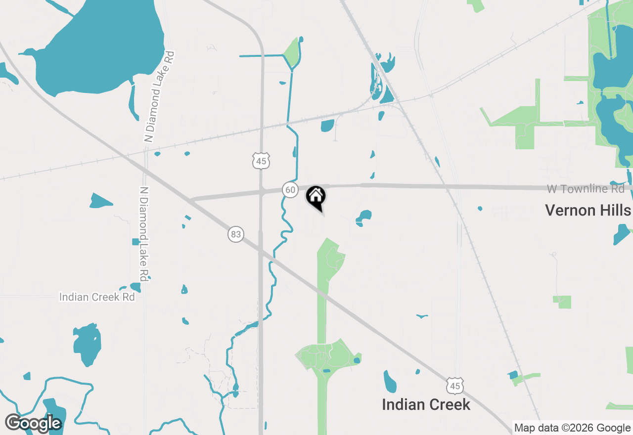 Map of 2129 Yellowstone Boulevard, Mundelein, IL 60060