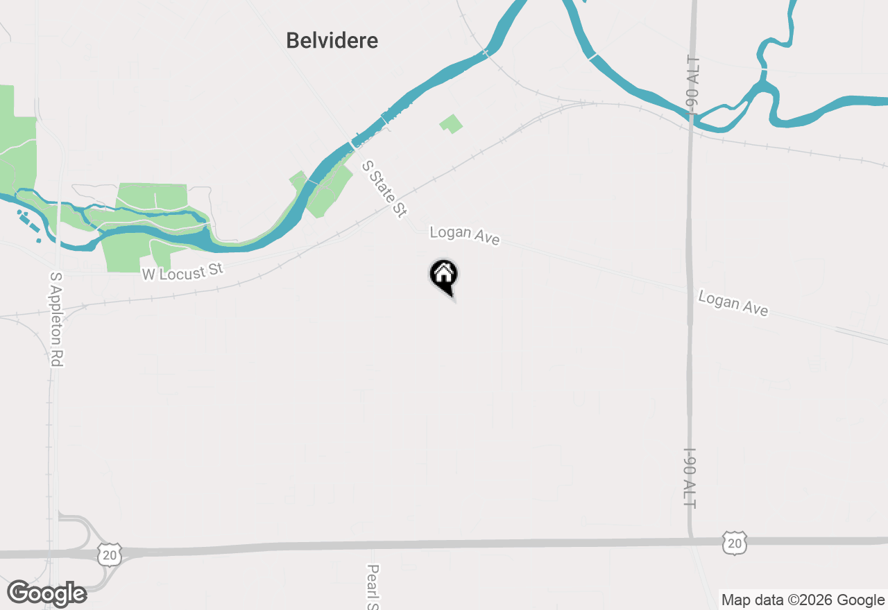 Map of 900 Whitney Boulevard, Belvidere, IL 61008