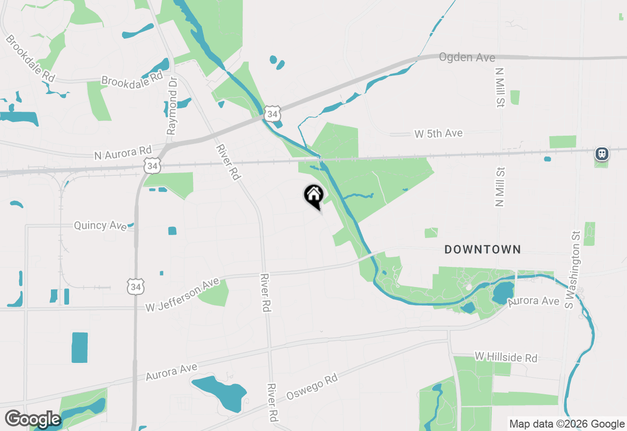 Map of 1129 Sunnybrook Drive, Naperville, IL 60540