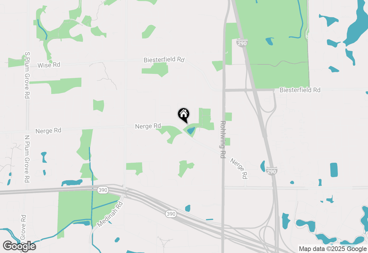 Map of 1189 Grissom Trail, Elk Grove Village, IL 60007