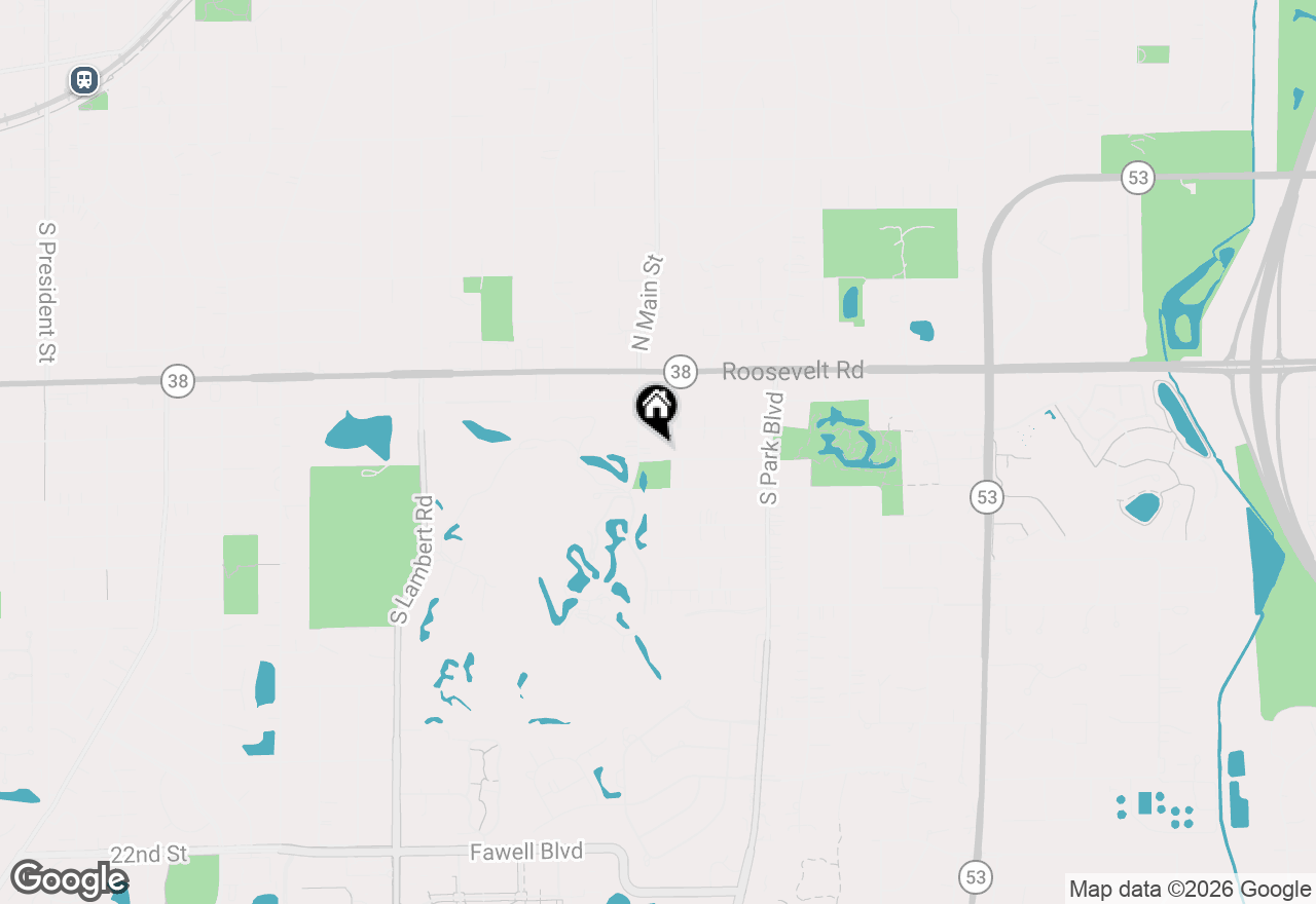 Map of 506 Wilson Avenue, Glen Ellyn, IL 60137
