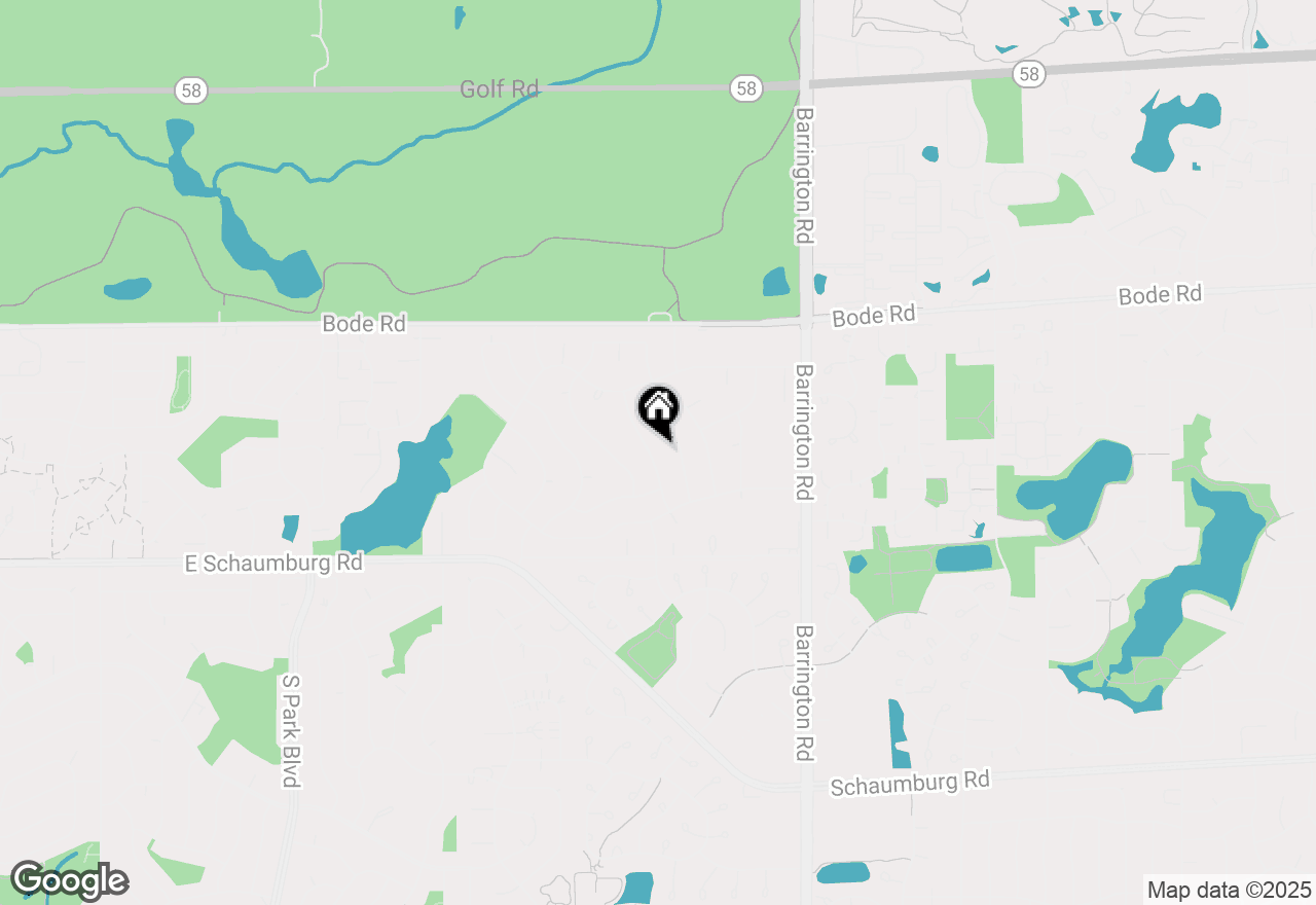 Map of 211 David Drive, Streamwood, IL 60107