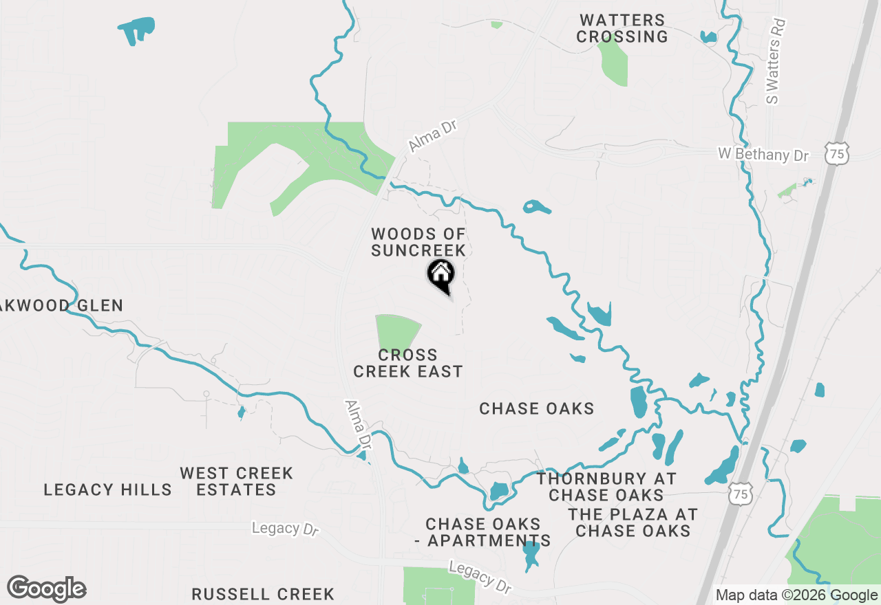Map of 804 Filmore Drive, Plano, TX 75025