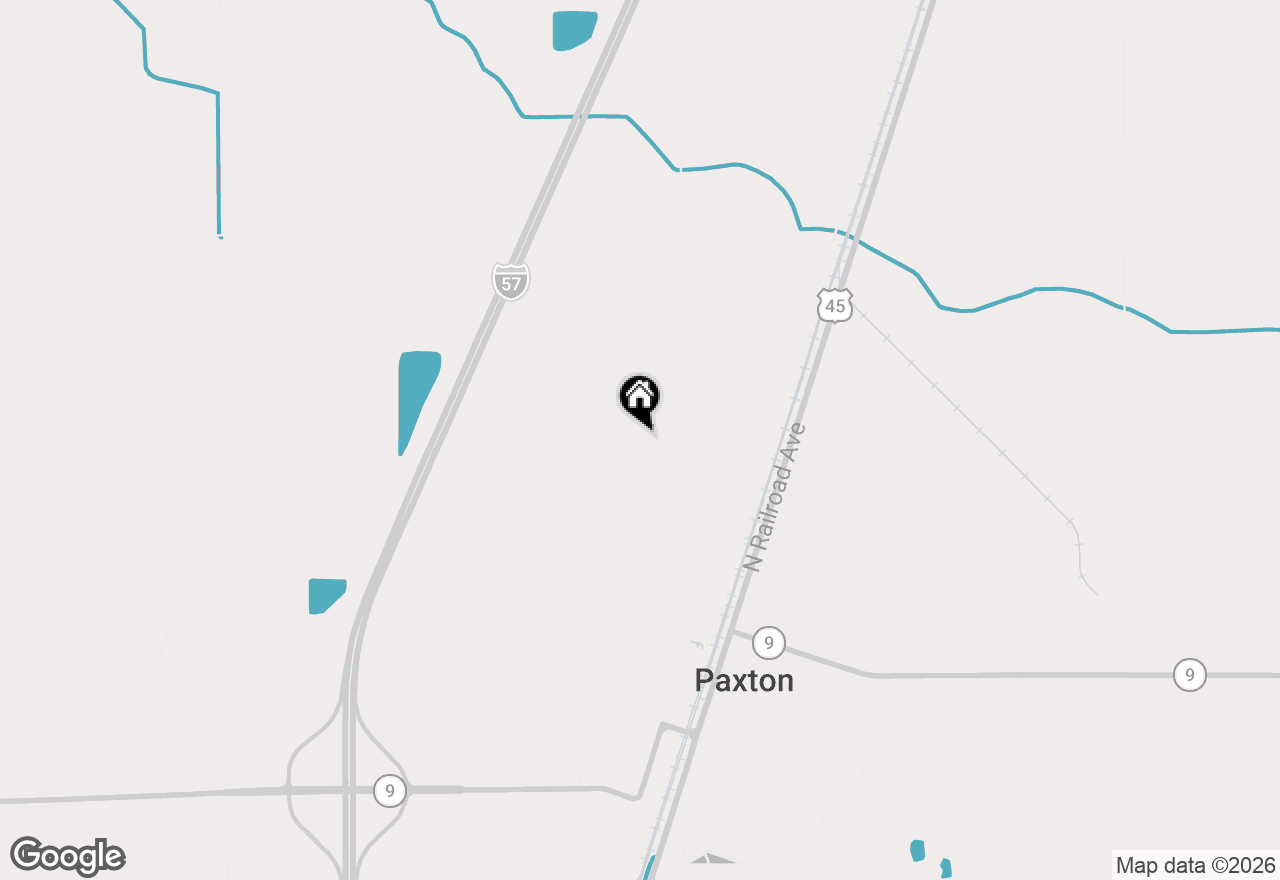 Map of 341 W Spruce Street, Paxton, IL 60957