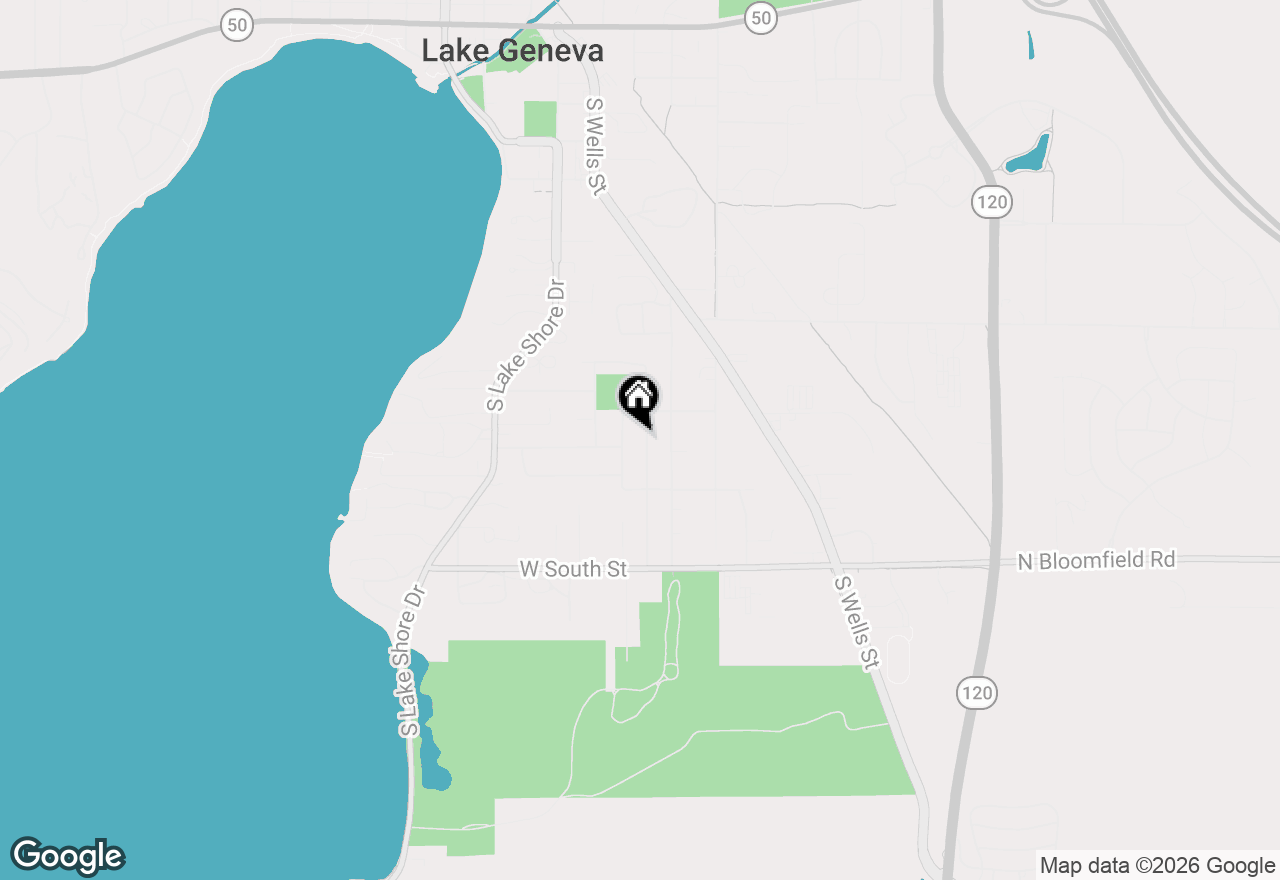 Map of 1032 Bonnie Brae Ln, Lake Geneva, WI 53147