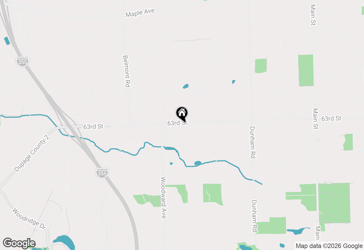 Map of 1868 Brighton Street, Downers Grove, IL 60516