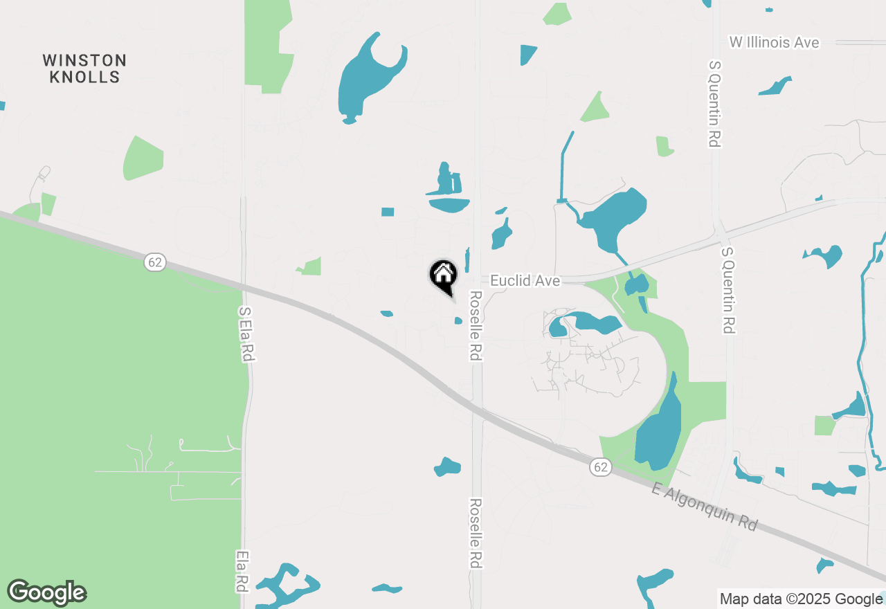 Map of 1624 W Colonial Parkway, Inverness, IL 60067