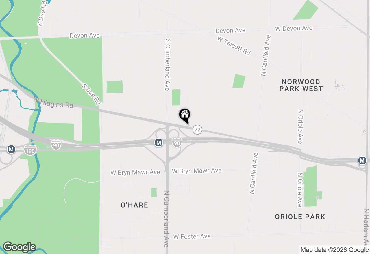 Map of 1030 W Higgins Road #101, Park Ridge, IL 60068