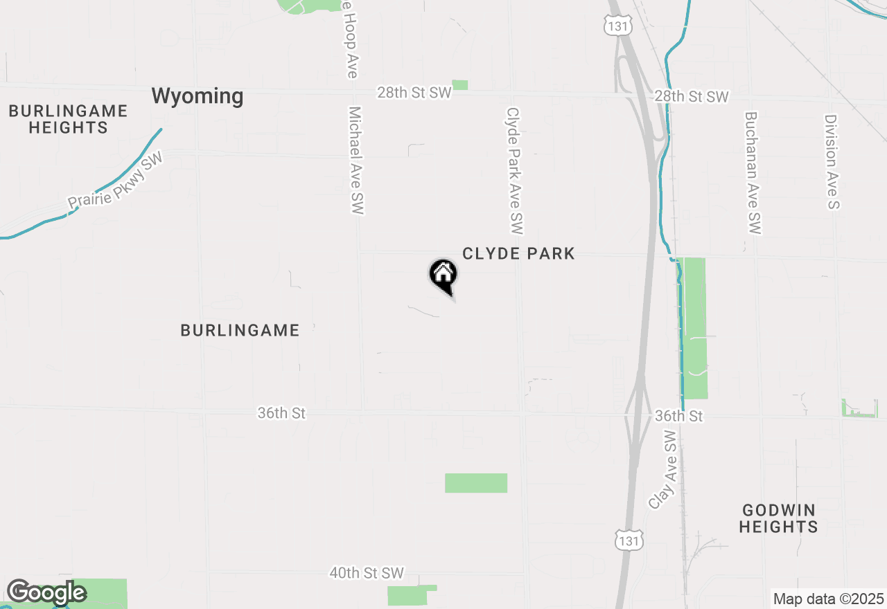 Map of 960 33rd Street Sw, Wyoming, MI 49509