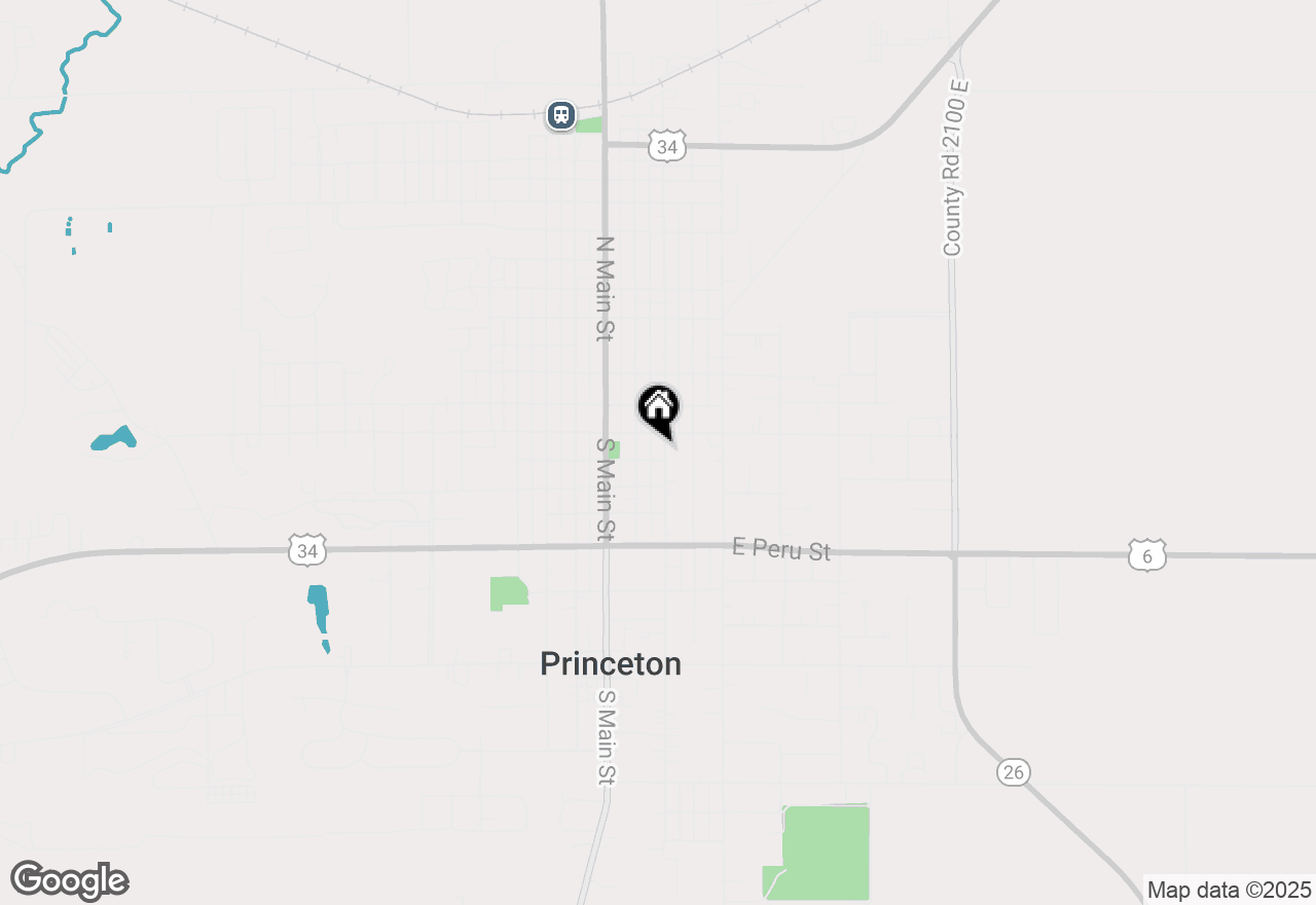 Map of 20 S Church Street, Princeton, IL 61356