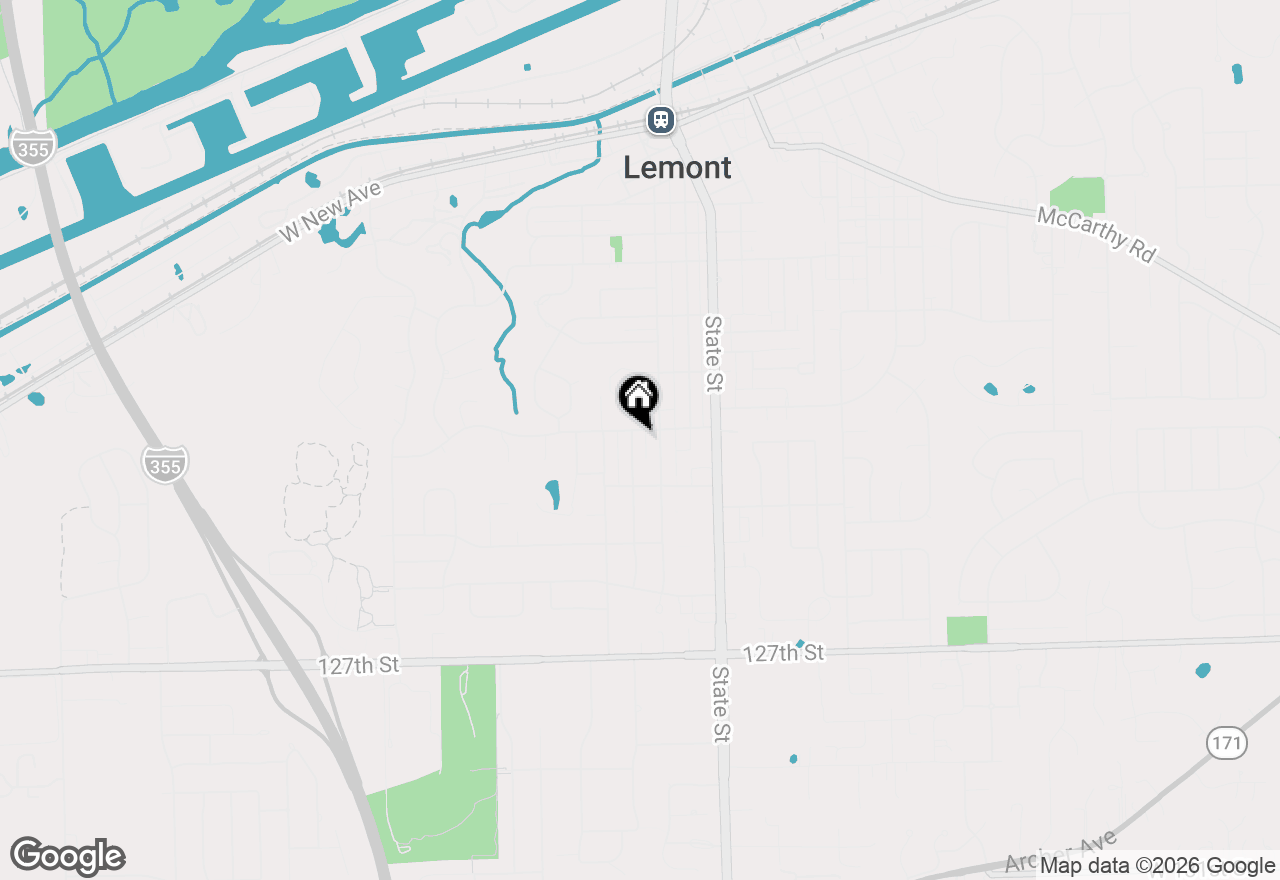 Map of 997 Florence Street, Lemont, IL 60439