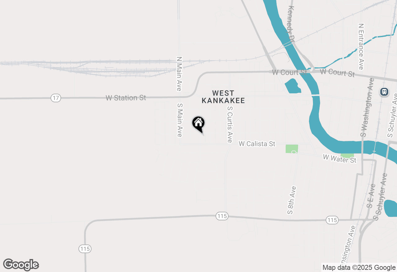 Map of 623 S Yates Avenue, Kankakee, IL 60901