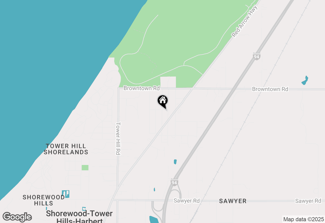 Map of 12261 Spruce Street, Sawyer, MI 49125