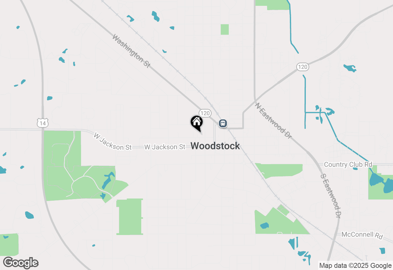 Map of 328 W Judd Street, Woodstock, IL 60098
