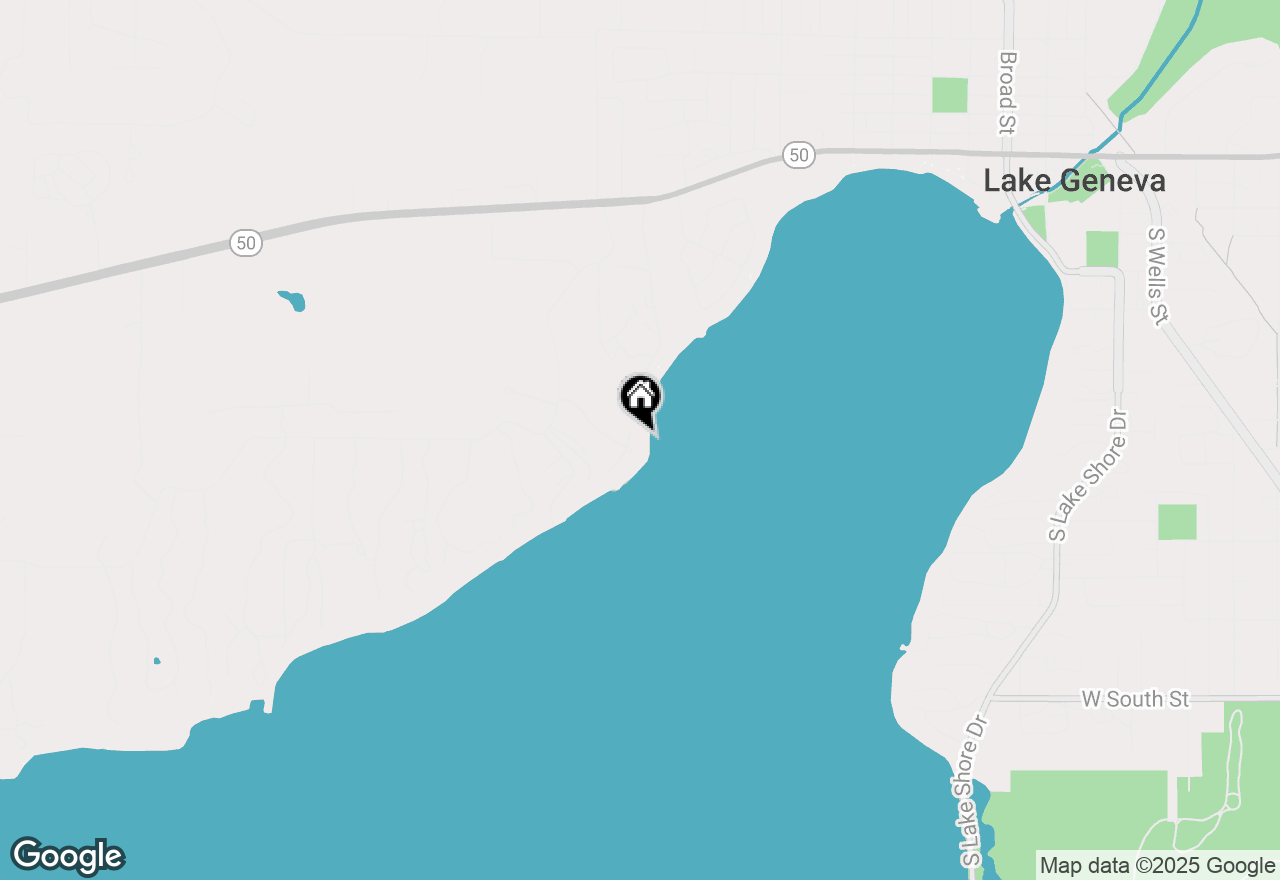 Map of 837 Bayview Dr, Lake Geneva, WI 53147