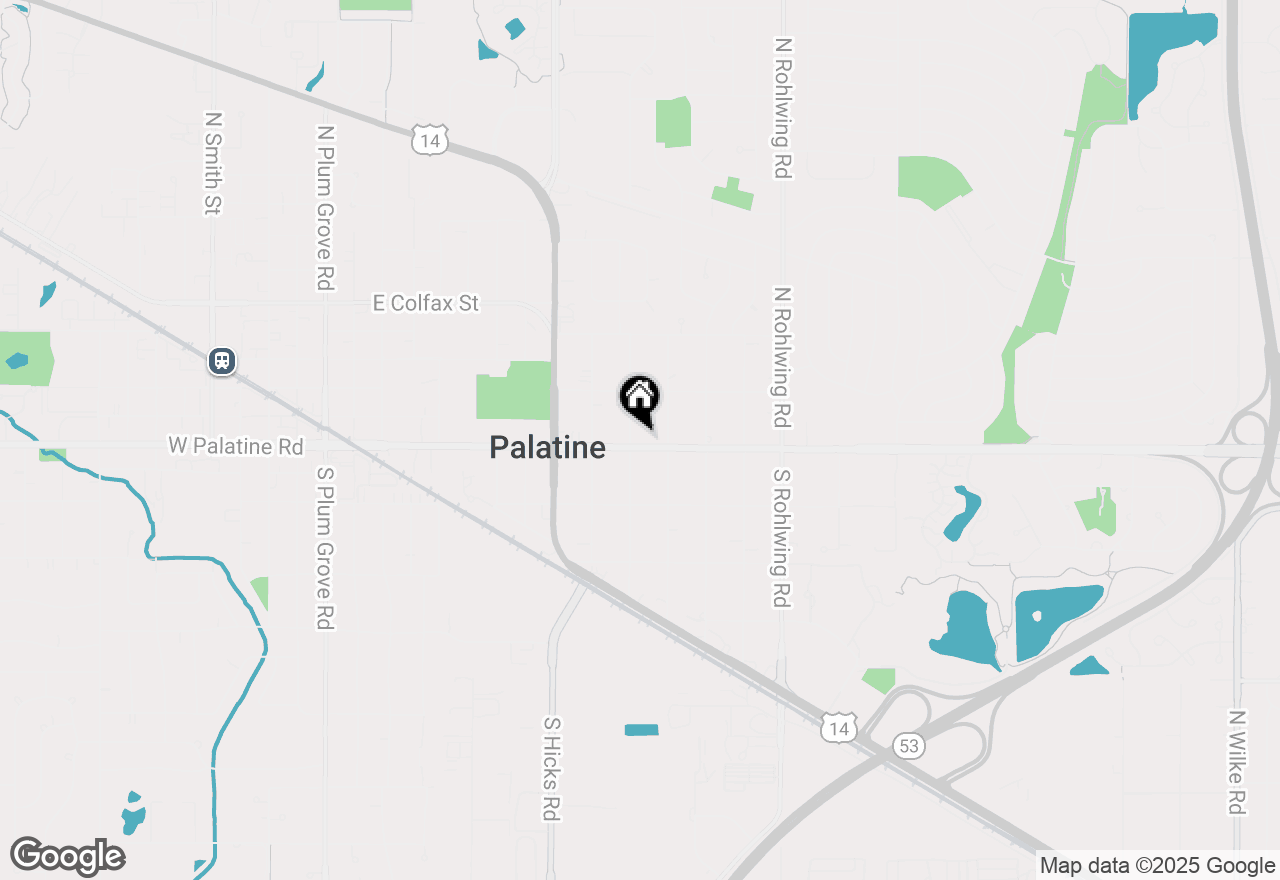 Map of 534 E Palatine Road, Palatine, IL 60074