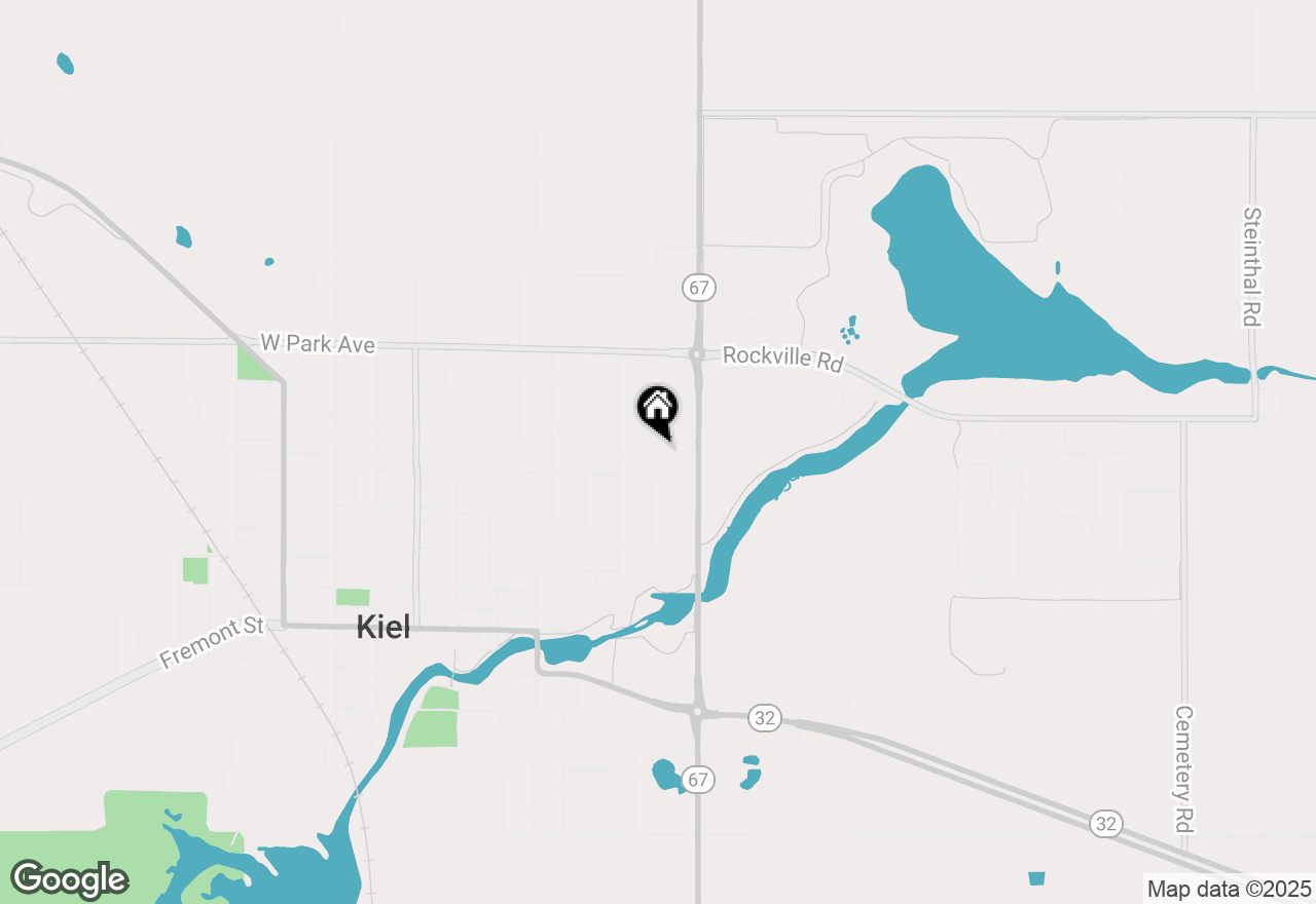 Map of 1106 Dewey St, Kiel, WI 53042