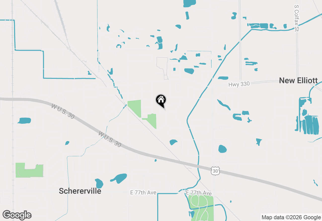 Map of 418 Teibel Drive, Schererville, IN 46375