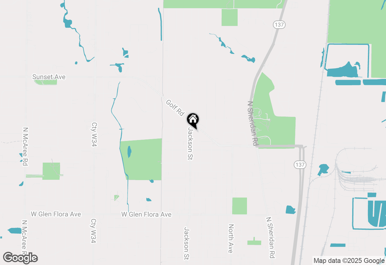 Map of 1833 N Jackson Street, Waukegan, IL 60087