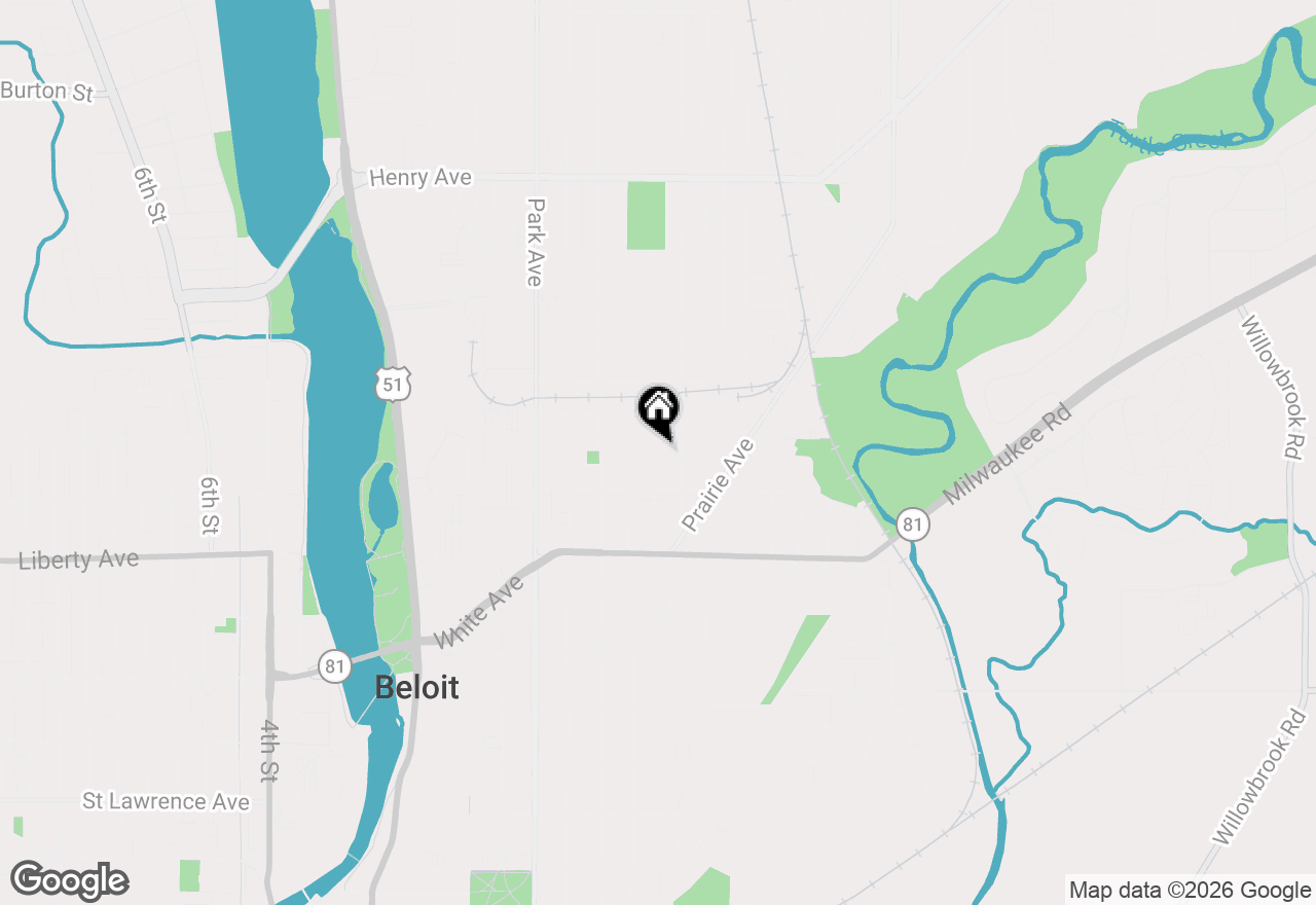 Map of 1337 Nelson Avenue, Beloit, WI 53511