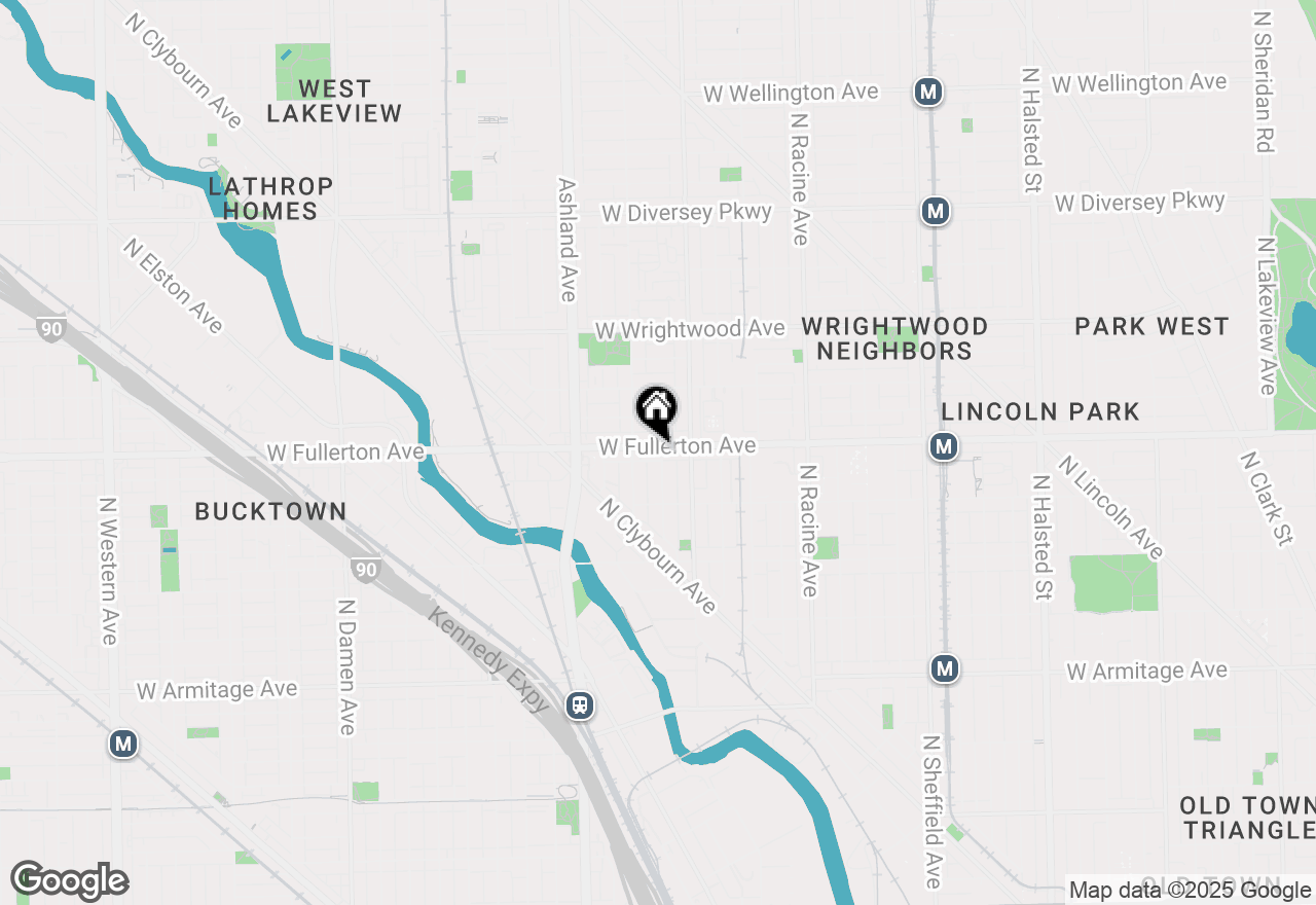 Map of 2360 N Janssen Street #2D, Chicago, IL 60614