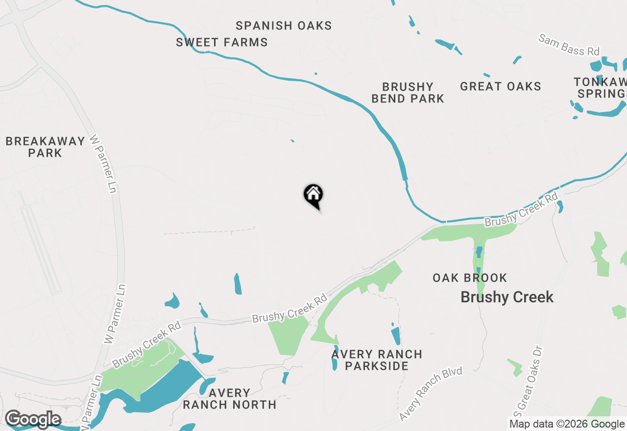 Map of 103 Walking Horse Way, Cedar Park, TX 78613