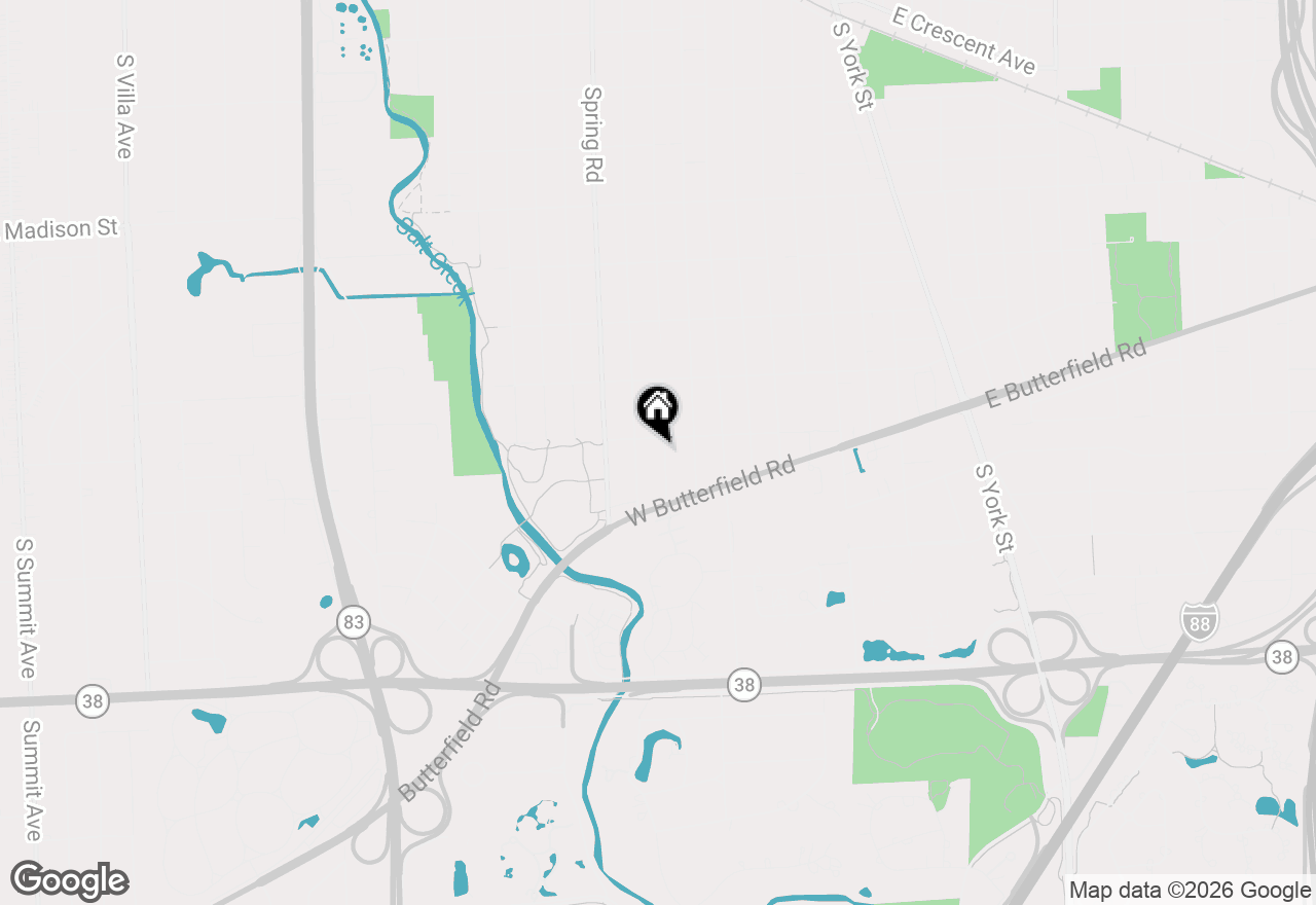 Map of 998 S Swain Avenue, Elmhurst, IL 60126