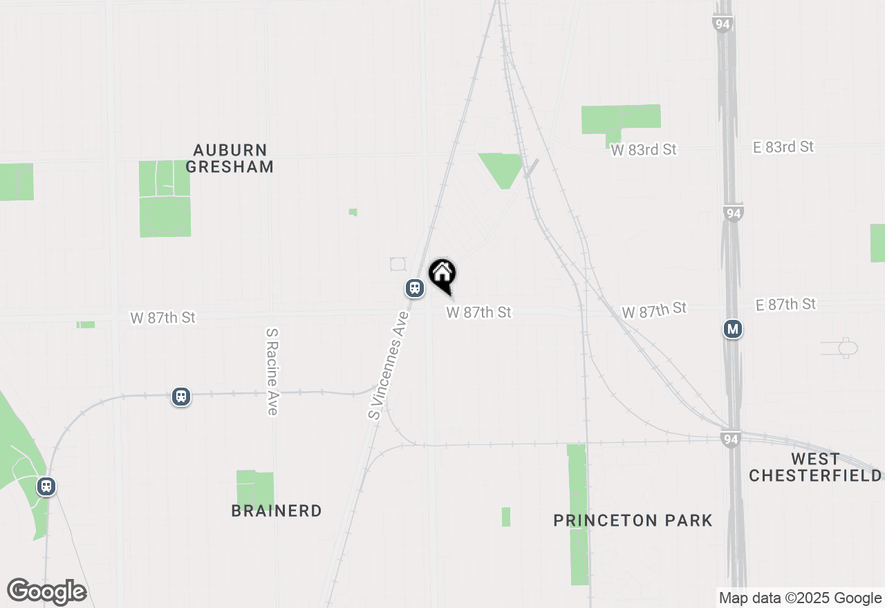 Map of 738 W 87th Street, Chicago, IL 60620