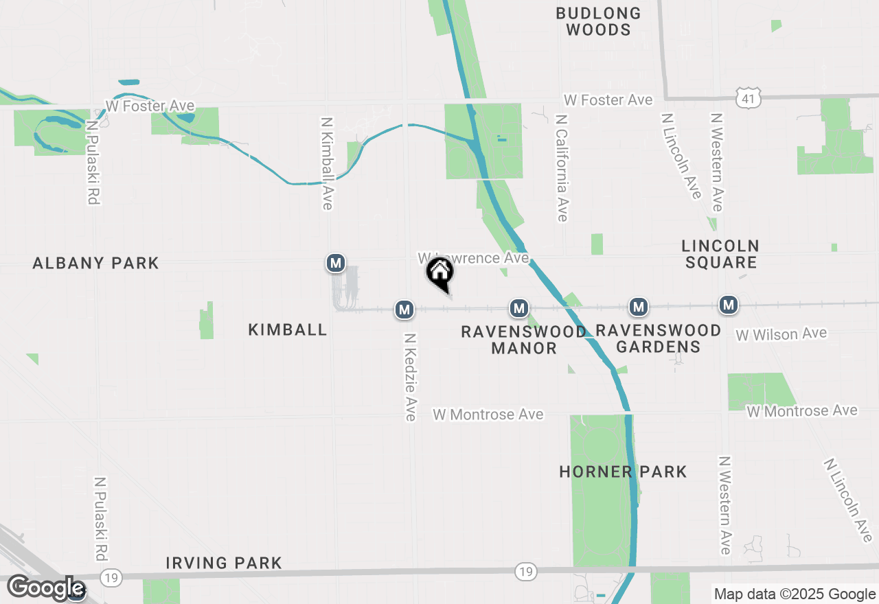 Map of 3113 W Leland Avenue, Chicago, IL 60625