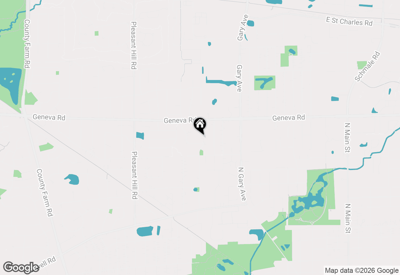 Map of (Address confidential), Wheaton, Illinois 60187