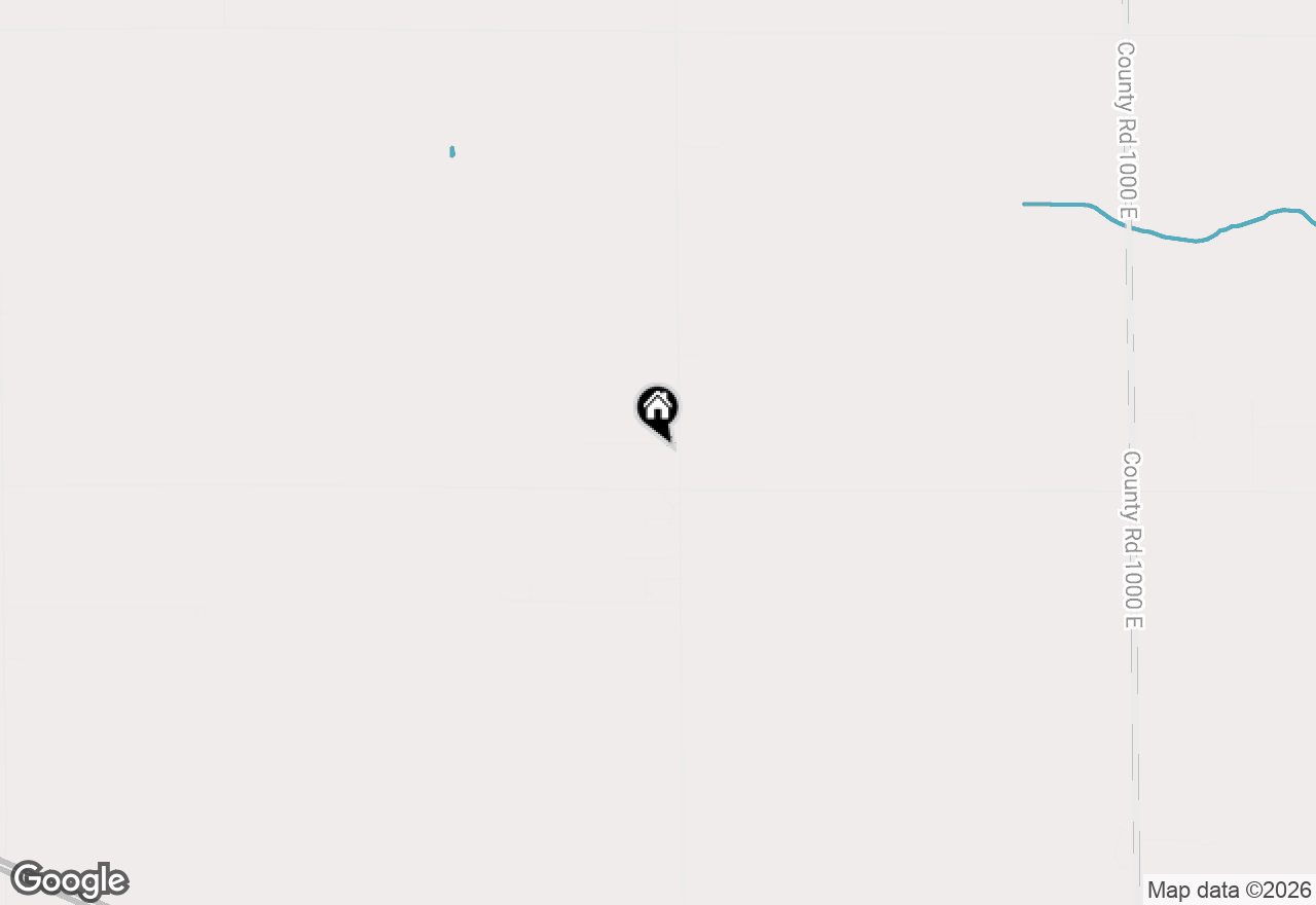 Map of 895 County Road 2125, Champaign, IL 61822