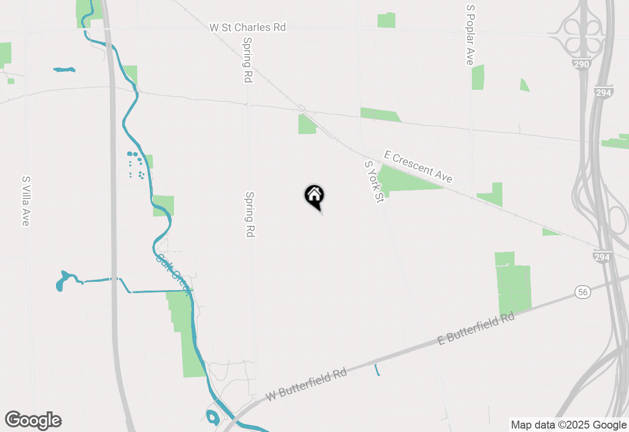 Map of 696 S Parkside Avenue, Elmhurst, IL 60126