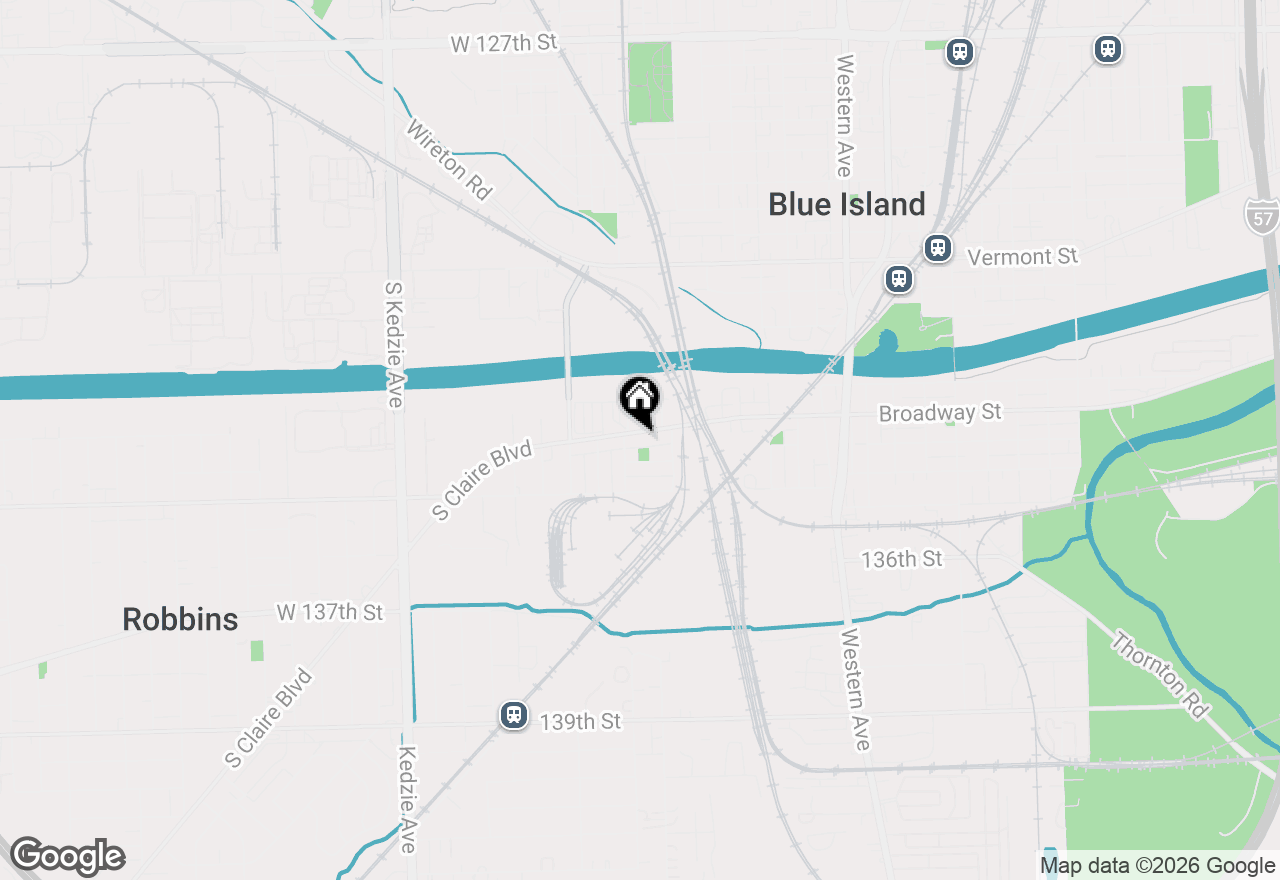 Map of 2749 Broadway Street, Blue Island, IL 60406