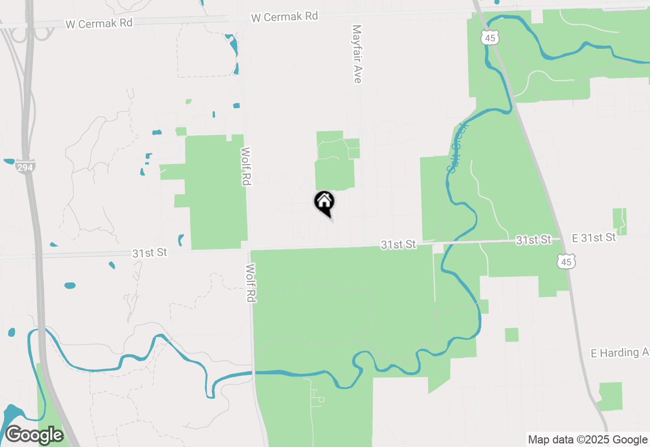 Map of 3018 Ashton Court, Westchester, IL 60154