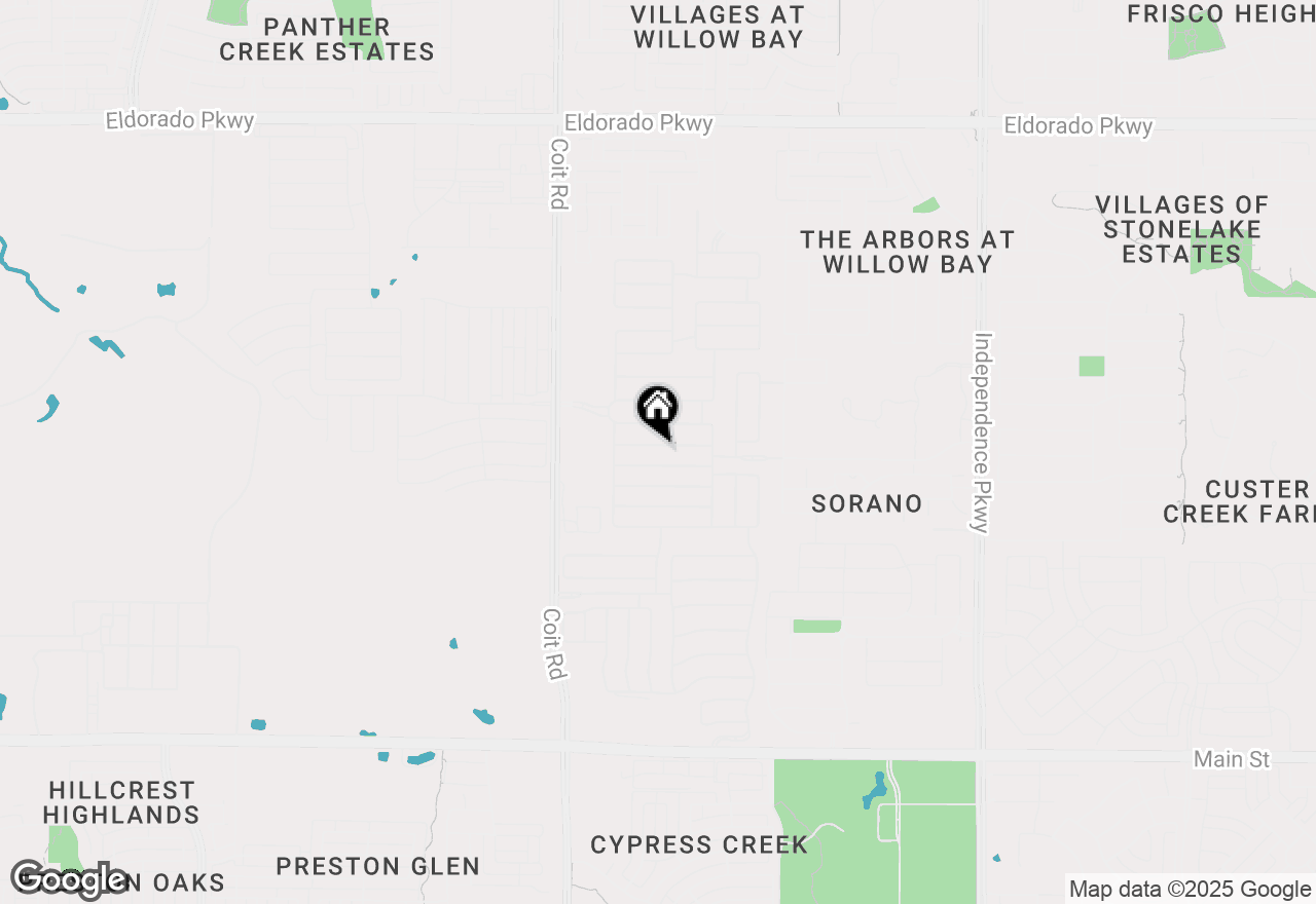 Map of 13173 Affirmed Avenue, Frisco, TX 75035