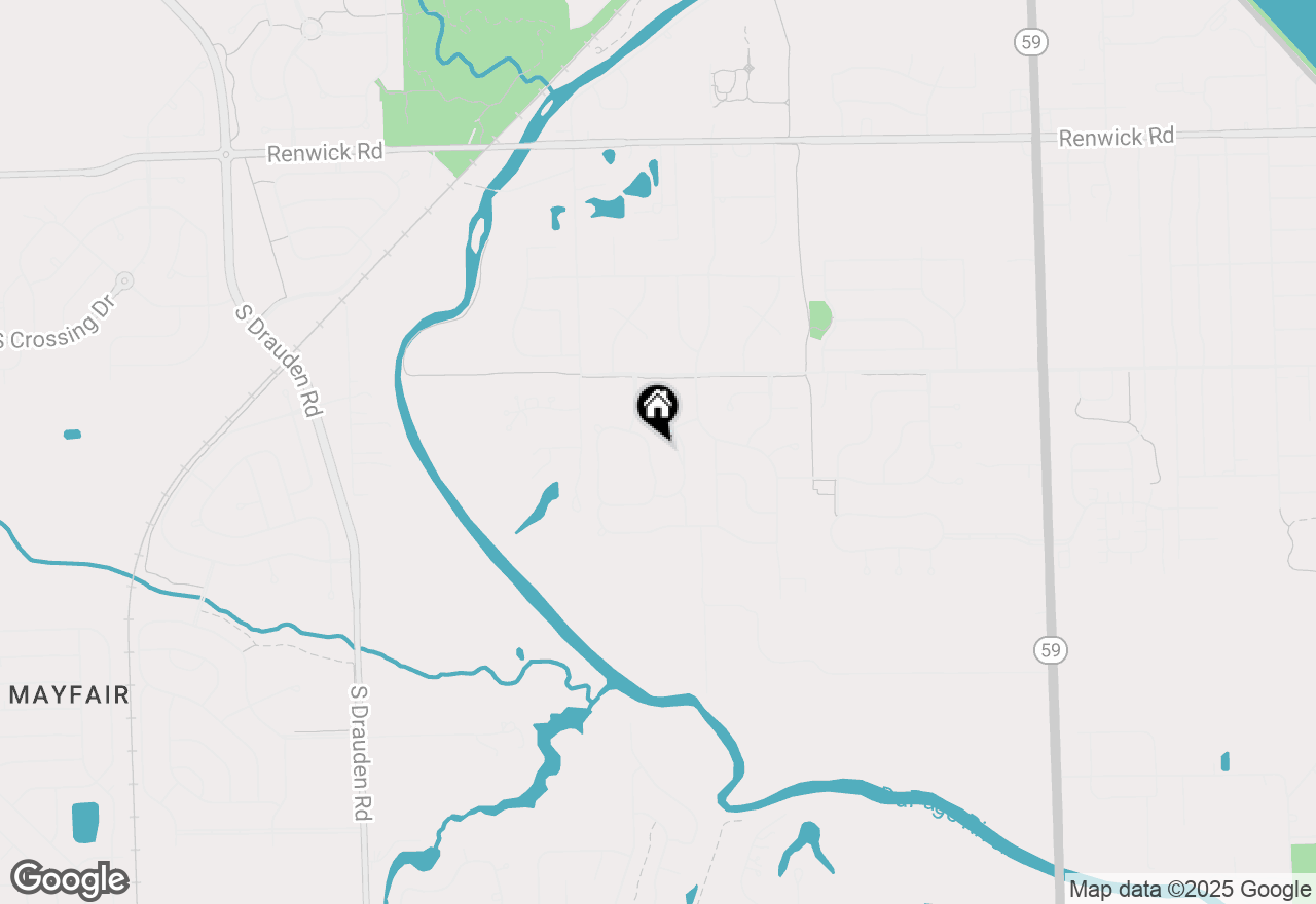 Map of 16530 Hidden River Circle, Plainfield, IL 60586