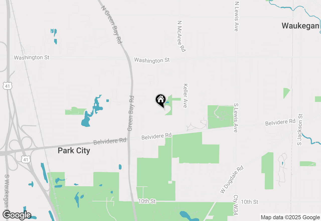 Map of 2726 W Hidden Glen Drive, Waukegan, IL 60085