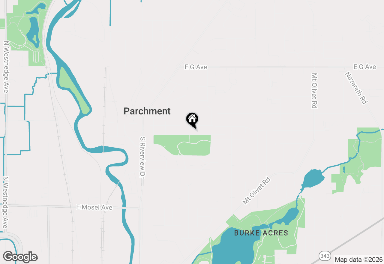 Map of 405 Park Avenue, Parchment, MI 49004