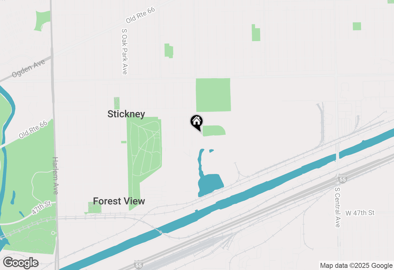 Map of 4226 Ridgeland Avenue, Stickney, IL 60402