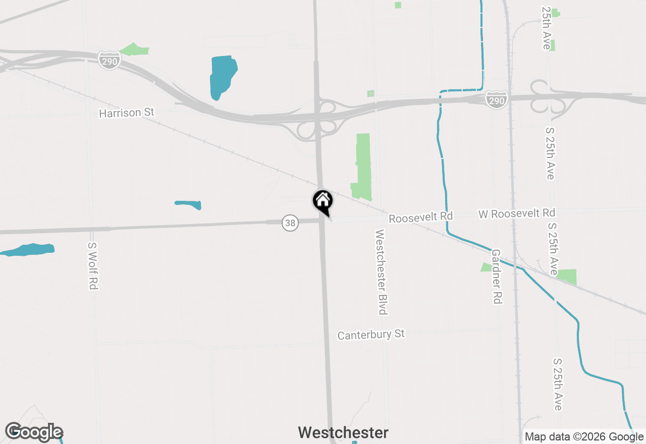 Map of (Address confidential), Westchester, Illinois 60154